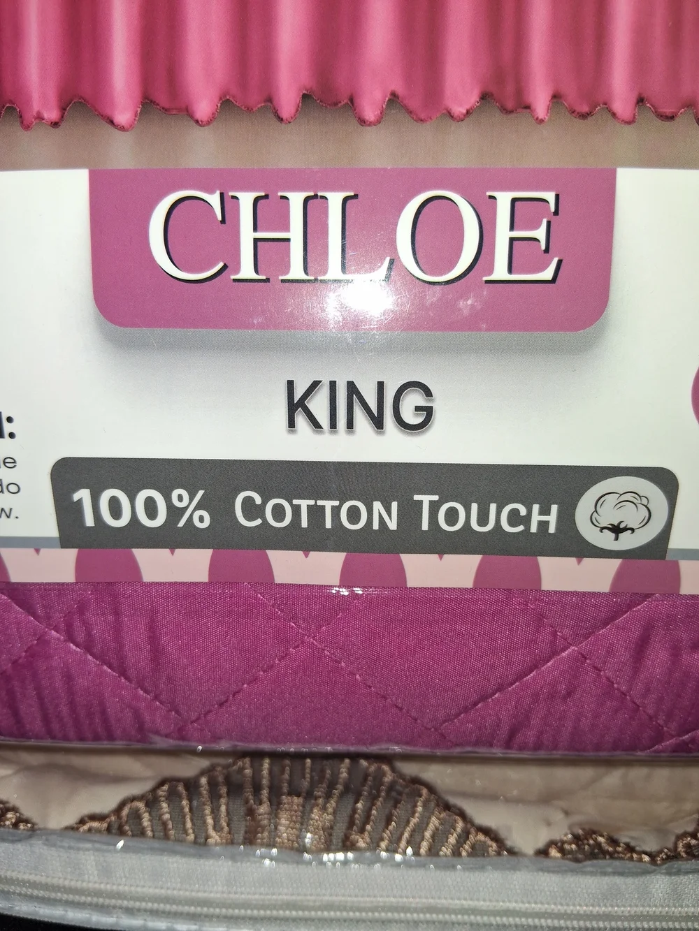12 Pieces Chloe Pink Quilted Comforter Set with Embroidered Scallop Trim